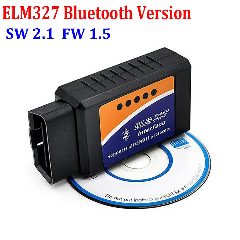 ELM327 Bluetooth Горячая Распродажа ELM327 V1.5 OBD2 Диагностический интерфейс Wfi ELM327 Bluetooth ELM327 USB V2.1 Can-Bus сканер Поддержка OBD-II протоколов - Цвет: ELM327 Bluetooth
