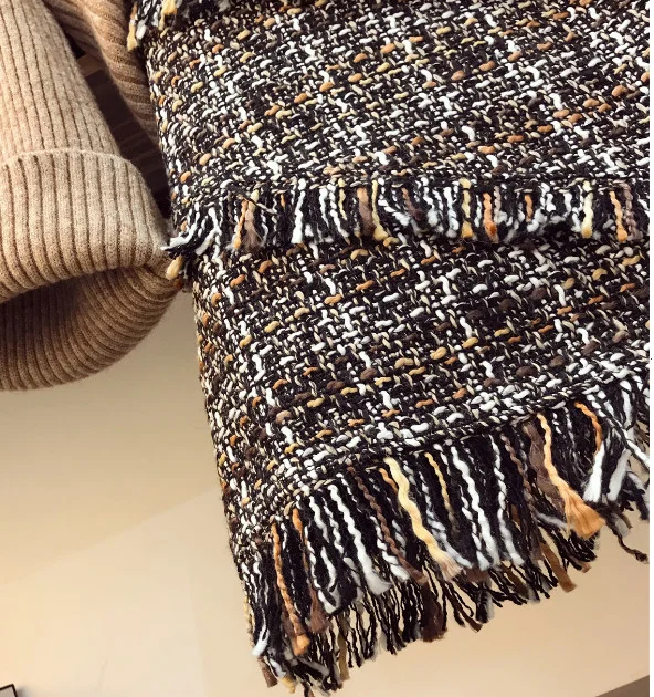 

2020 Autumn Winter Womans V-necked Cardigan Knitted Coat + High-waisted Tweed Skirt Two Piece Girl Ladies Skirts Set Outfits