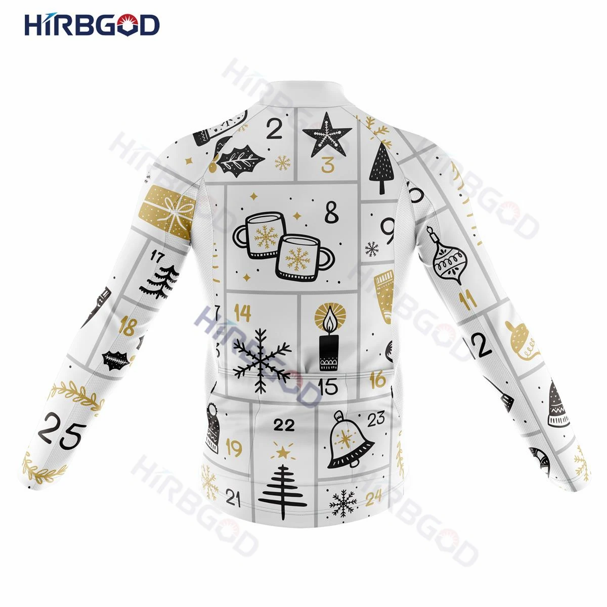 Новая мужская велосипедная одежда HIRBGOD 2022 Рождественская прямая продажа