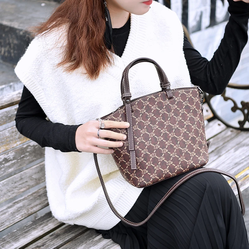 Модная винтажная Женская Ручная сумка дизайнерские роскошные сумки через плечо