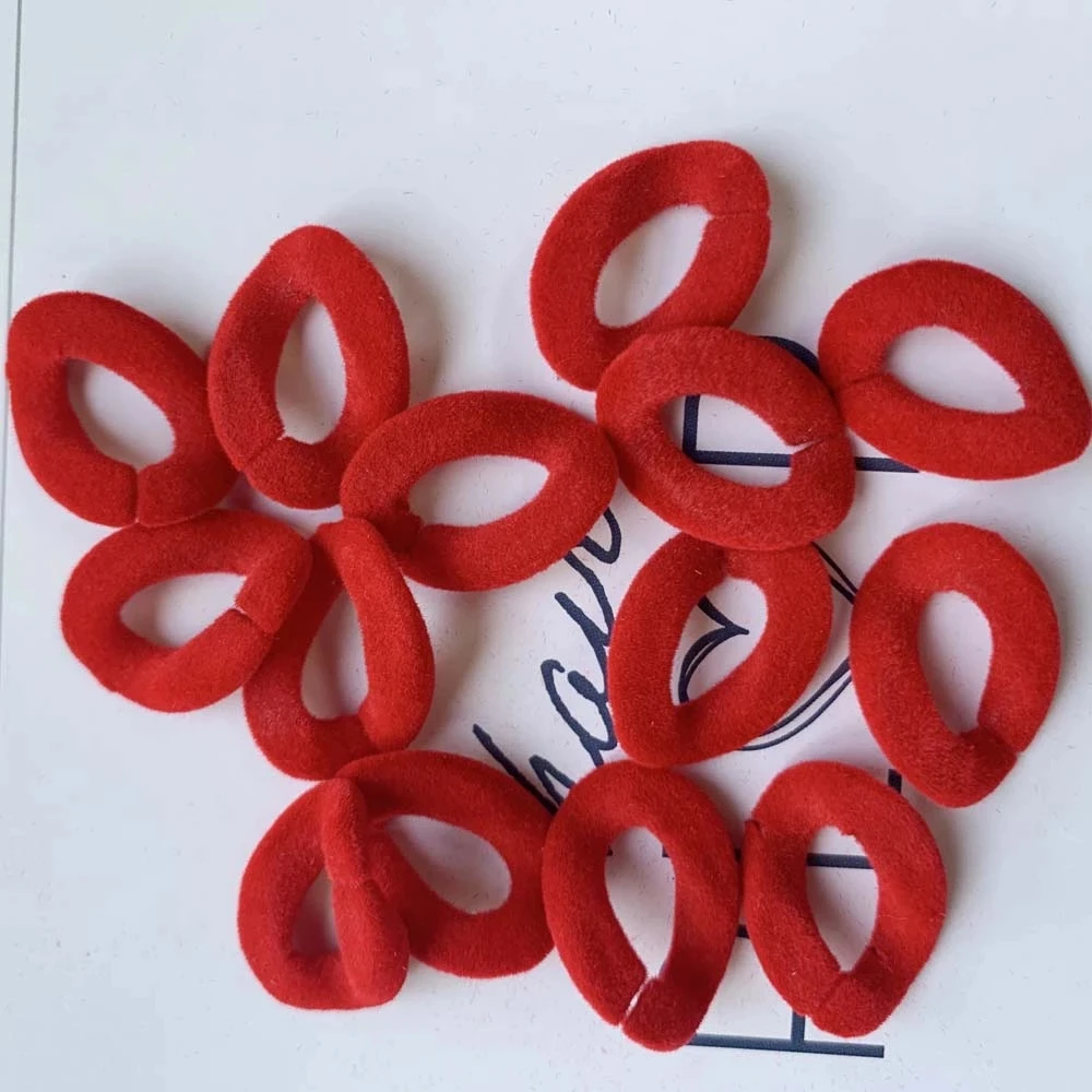 

100pcs/bag 17*23mm Velvet DIY Necklace Strands Parts Glasses Chains Linked Bag Chains Women Jewelry Accessories Statements N230