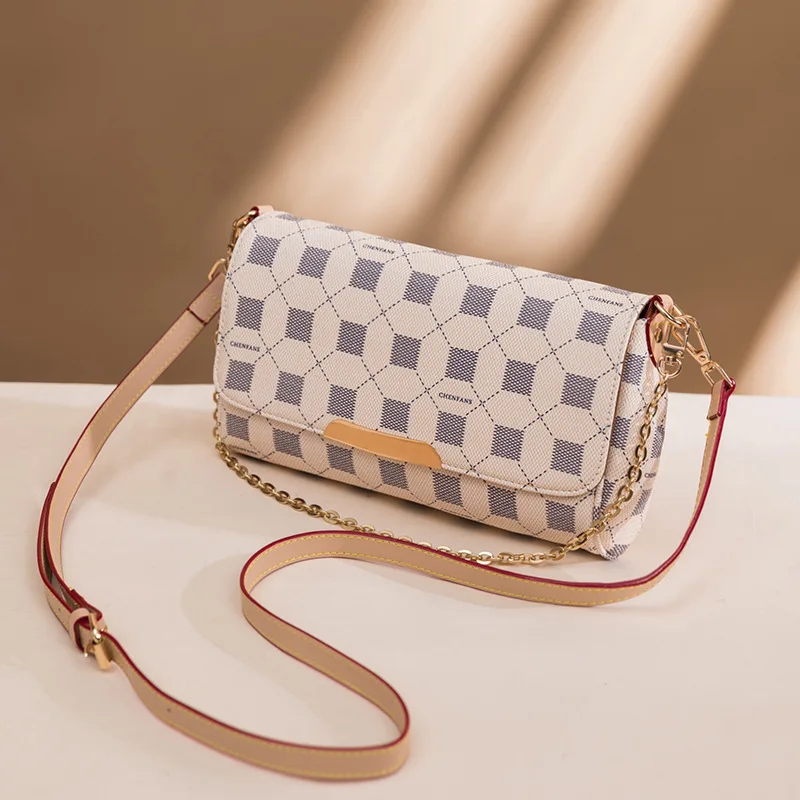 

Ladies Messenger Bag 2021 New Simple Chain Portable Single Shoulder Bag Trendy Casual Net Red Large Crossbody Bags for Women