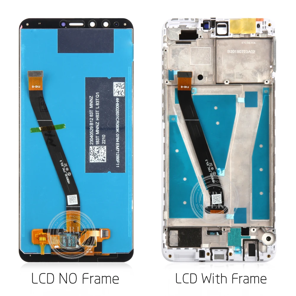 Для Huawei Y9 2018 ЖК дисплей сенсорный экран дигитайзер в сборе FLA L22 LX2 LX1 для сменный с
