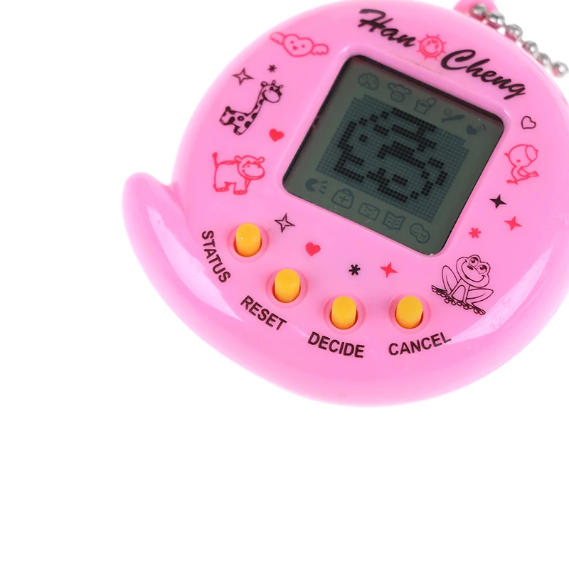 

Pet Toy Portable Mini Electronic Pets Game Machine Keychain Virtual For Parent-Child Interactive Educational Keyring