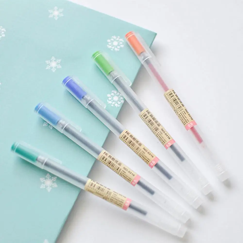 

12 Colors Gel Pen 0.5mm Colorful Office Stationery School Supplies Graffiti Pen