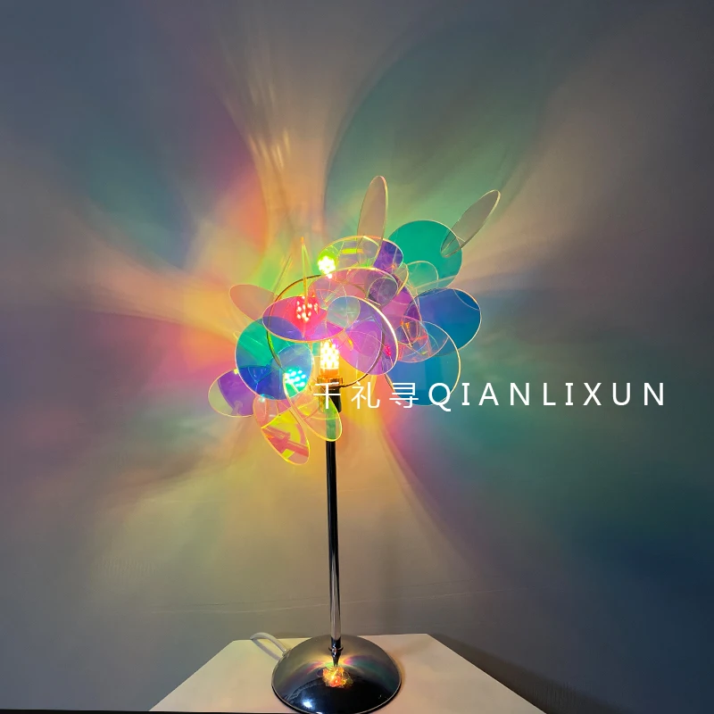 

Современная красочная акриловая декоративная настольная лампа «сделай сам» Auror светильник для спальни Besdide гостиная креативная Фотографич...