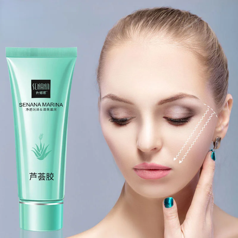 

Aloe Vera Gel Face Cream Anti Acne Anti-sensitive Oil-control Repair After-sun Moisturizer Relieving Skin Care 40g