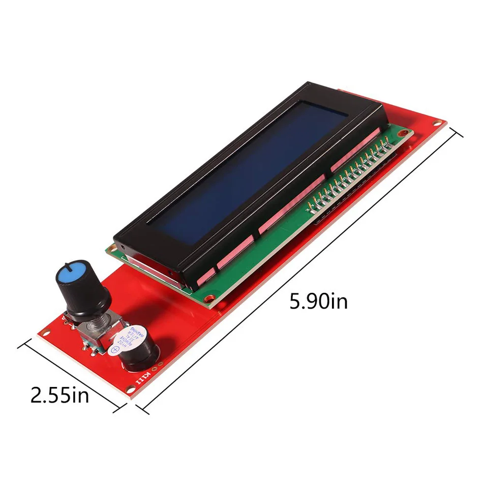 1 шт. ЖК-дисплей 3D принтер Reprap Smart Control ler Ramps 4 2004 LCD управление | Компьютеры и офис