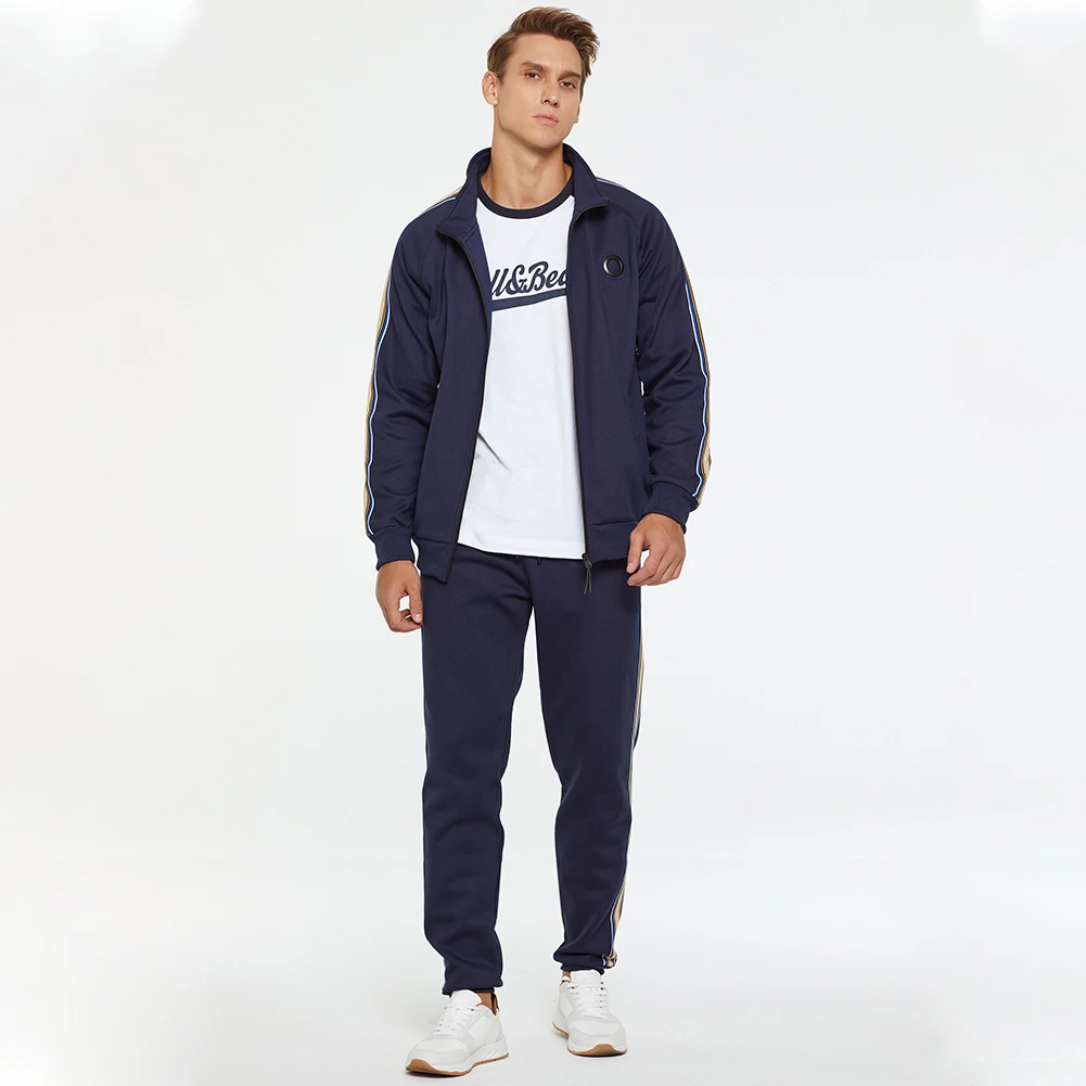 

Tracksuit Men Sets Spring Autumn Hooded Sweatshirt Casual Set Men's Sportsuit Jacket+Pants Male 2020 Brand Sportswear Clothing