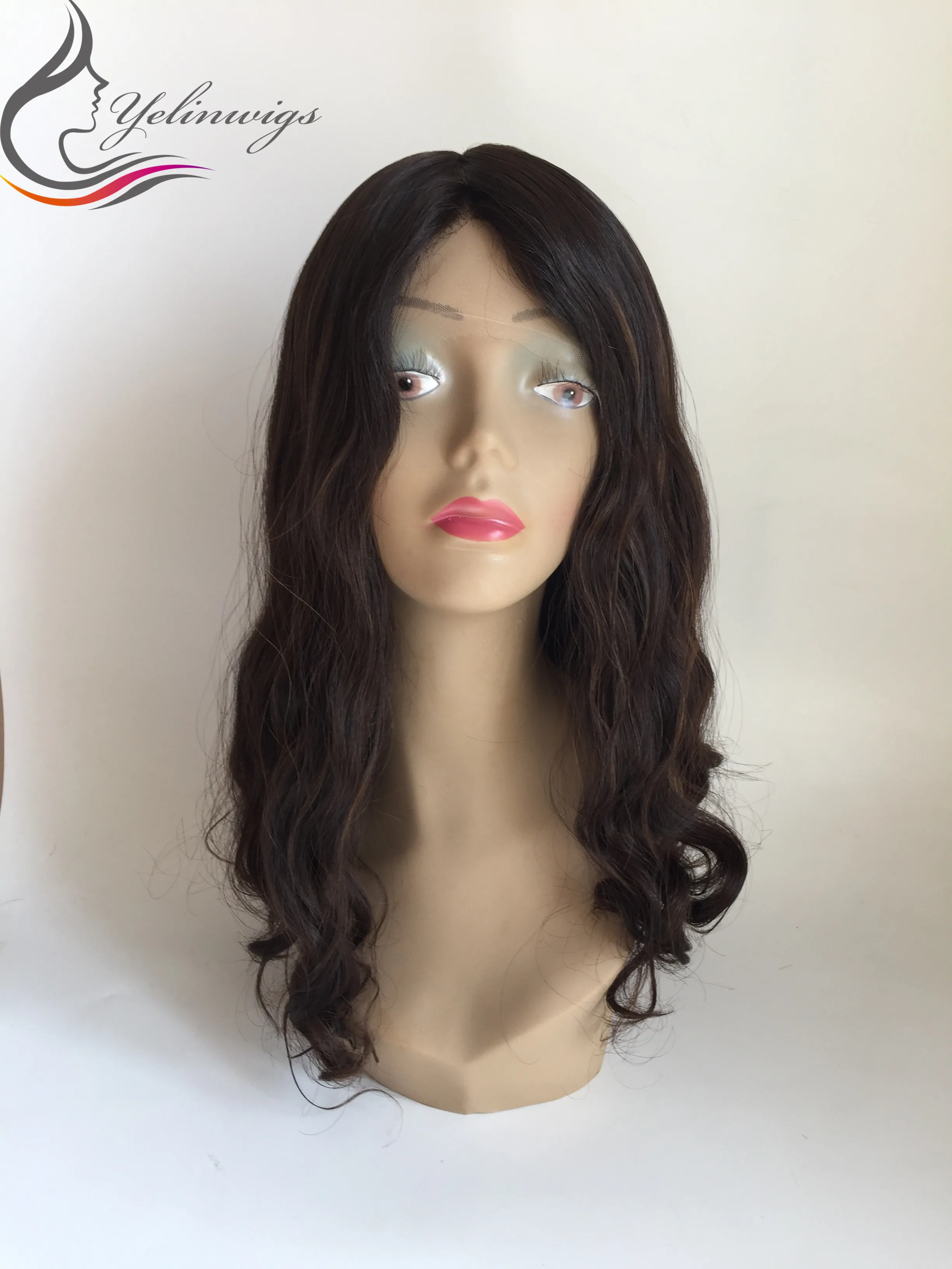 Высококачественный Европейский дневной еврейский парик Кошерный 4/6 года яркий