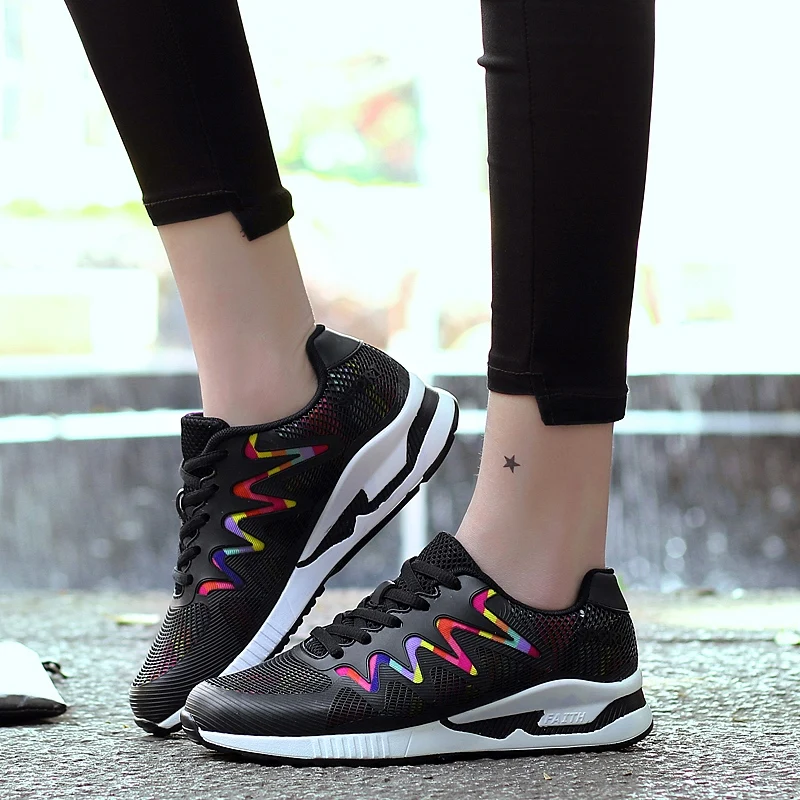 Tenis Mujer 2021 Women Runnigng Shoes High Quality Gym Sports White Female Stability Sneakers Lady Athletic Jogging Trainers