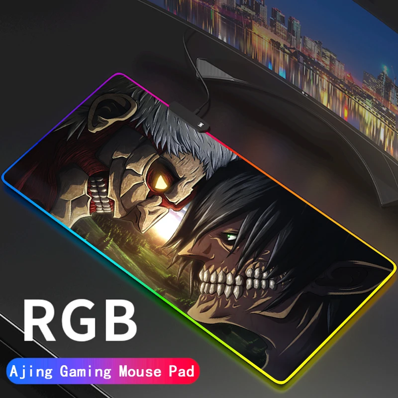 

RGB-коврик для мыши со светодиодсветодиодный подсветкой «атака на Титанов»