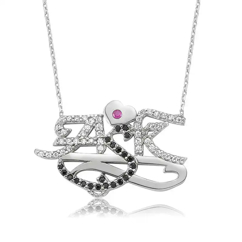 

Real Silver 925 Jewelry Silver Love Women Necklace