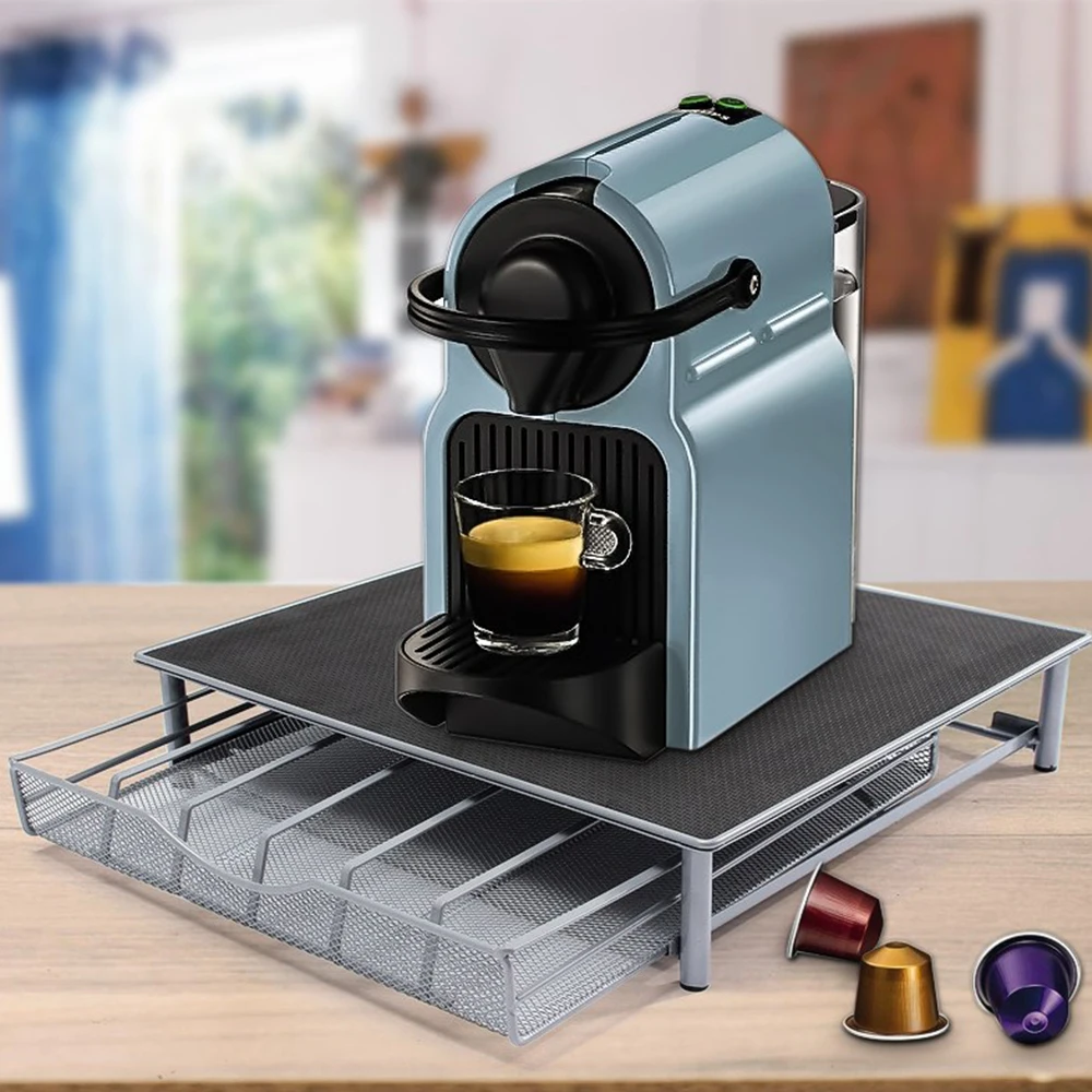 Подставка-держатель для кофемашины ящик хранения капсул Nespresso органайзер из