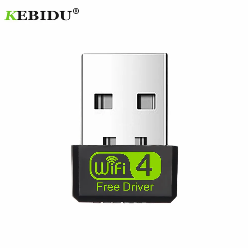 Wi-Fi-адаптер KEBIDU Mini USB MT7601 150 Мбит/с для ПК Ethernet 2 4 ГГц сетевая карта Wi-Fi приемник
