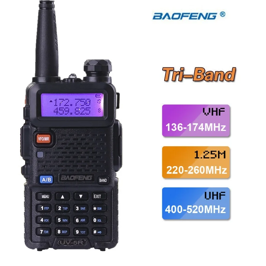 Рация BAOFENG с FM радио двусторонняя 136 174/220 260 МГц/400 520 МГц|Рации| |