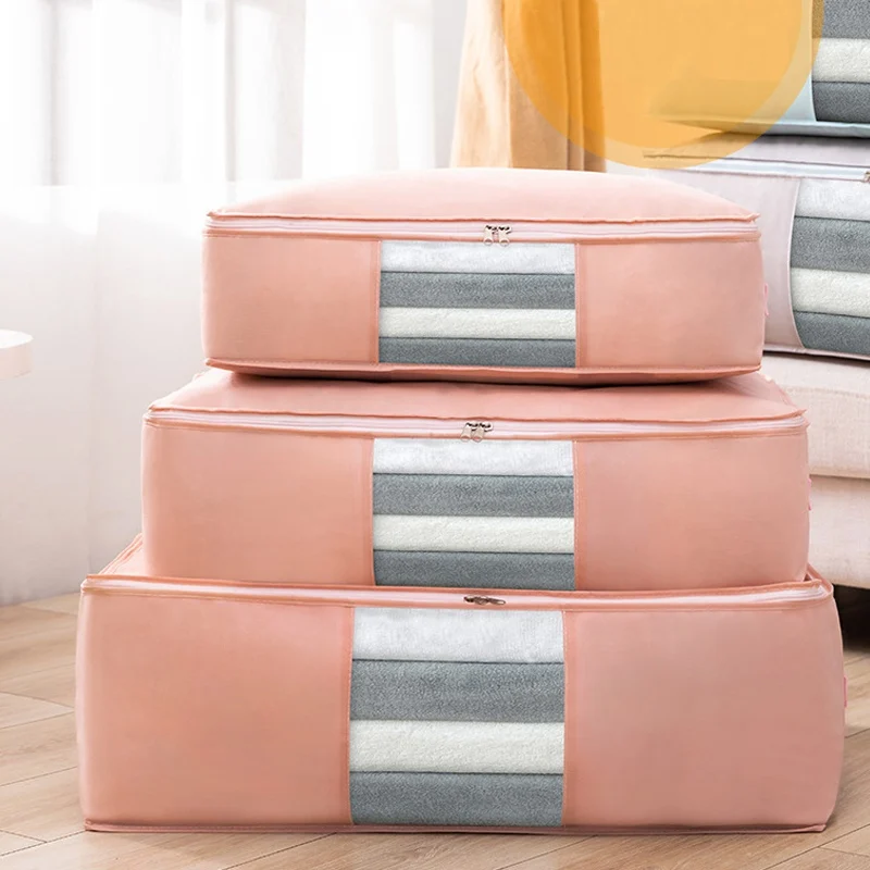 Складная сумка для хранения домашней одежды дышащий органайзер шкафа подушки