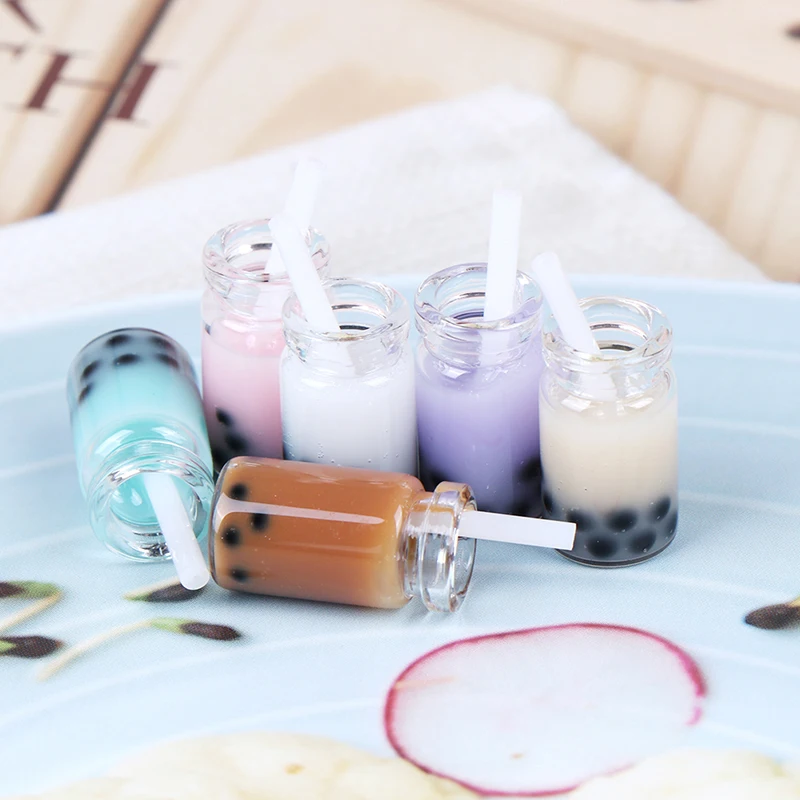 

1/12 Dollhouse Miniature Bottle Model Mini Food Doll Fit Toy Accessories Kitchen Garden Decor Children Pretend Play Toys