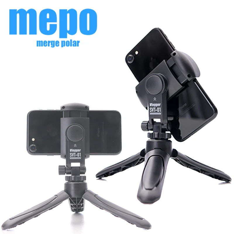 DSLR Smartphone Holder with 360° Rotation Cold Shoe Mount and Tripod Mount for Vertical Shooting Vlogging Video Recording
