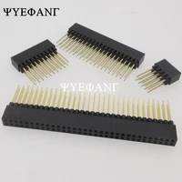 1 piece 2 54mm 2x10p16p20p25p32p40 pin female stacking header connector dual row 2x20p pc104 for raspberry pi 2 mode