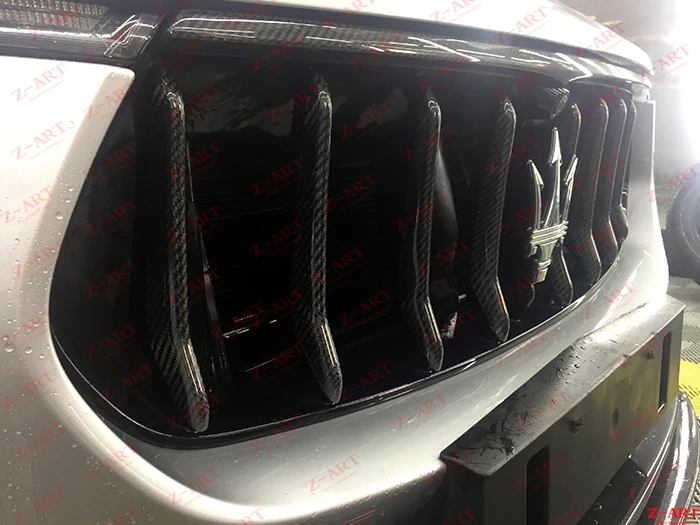 Z-ART углеродное волокно Передняя решетка для Maserati Levante углерода отделочные детали