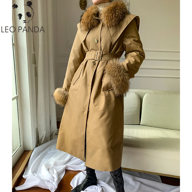 Зимнее теплое пуховое пальто с капюшоном женские повседневные Длинные пуховики