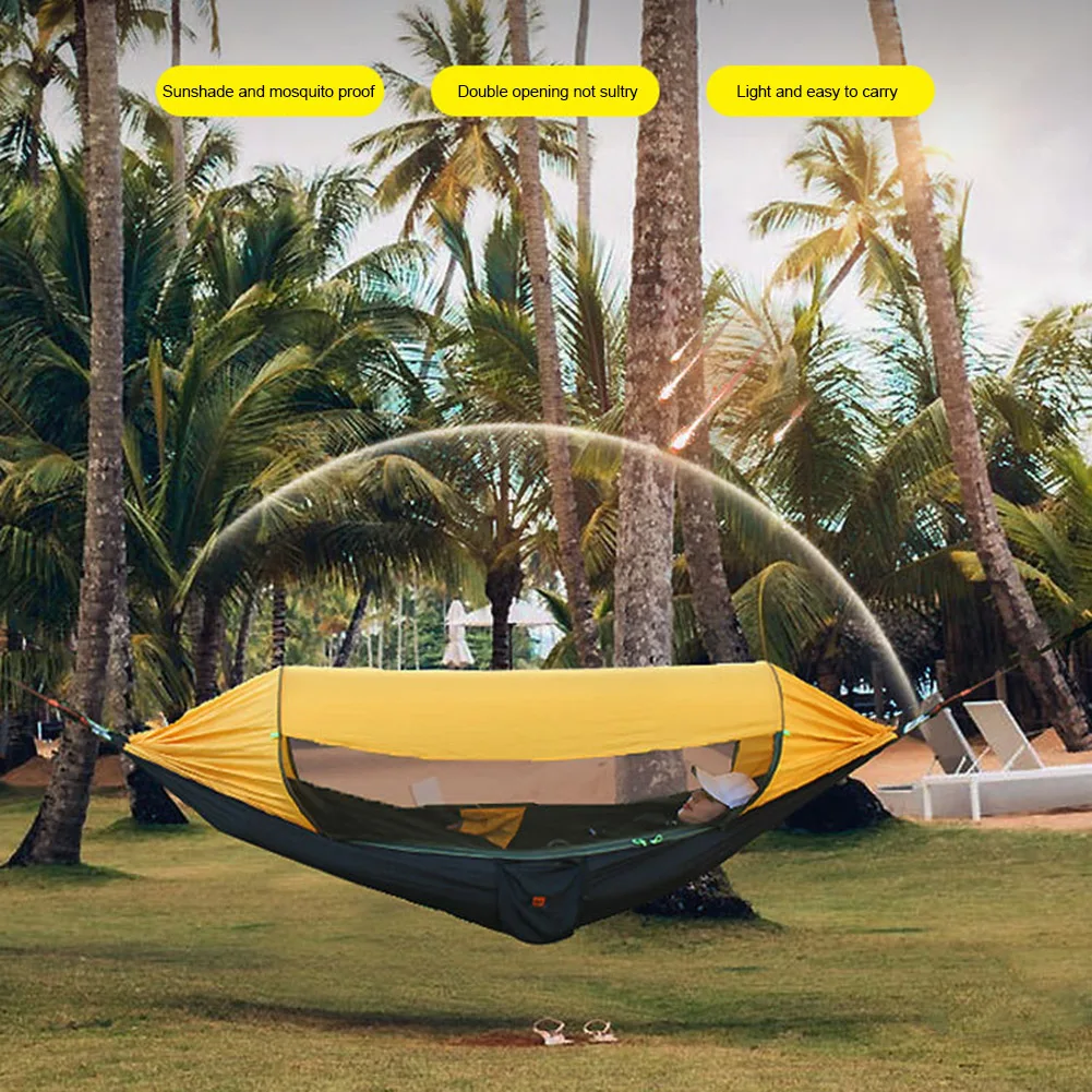 Открытый тент для кемпинга анти-гамак с москитной сеткой быстро построить