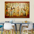 Абстрактная ретро-фигурка в египетском стиле, Картина на холсте, Настенная картина, настенные картины для гостиной