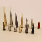 710 мм Диаметр латунь панк шип, деталь одежды заклепочные шпильки с винтами для сумка с браслетом обувь шляпа колье воротник кожа аксессуар для рукоделия