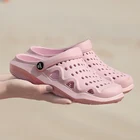 Сандалии LLUUMIU мужские пляжные, клоги, без шнуровки, резиновая обувь для улицы, для воды