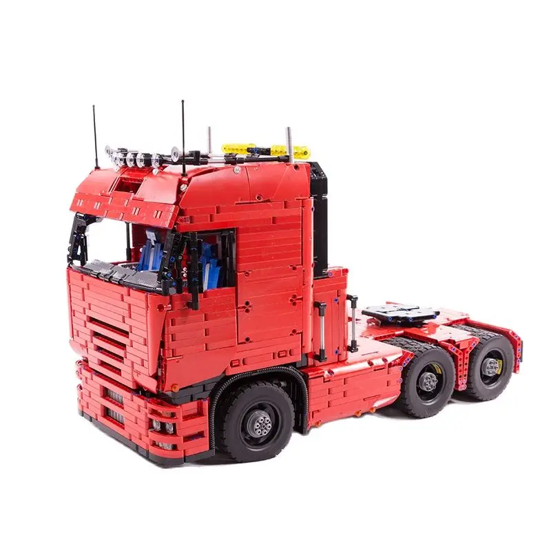 

Высокотехнологичный мс RC Мощность мобильный строительные блоки игрушки трактор грузовик с низкой платформой-прицеп Совместимость Lucio, сед...