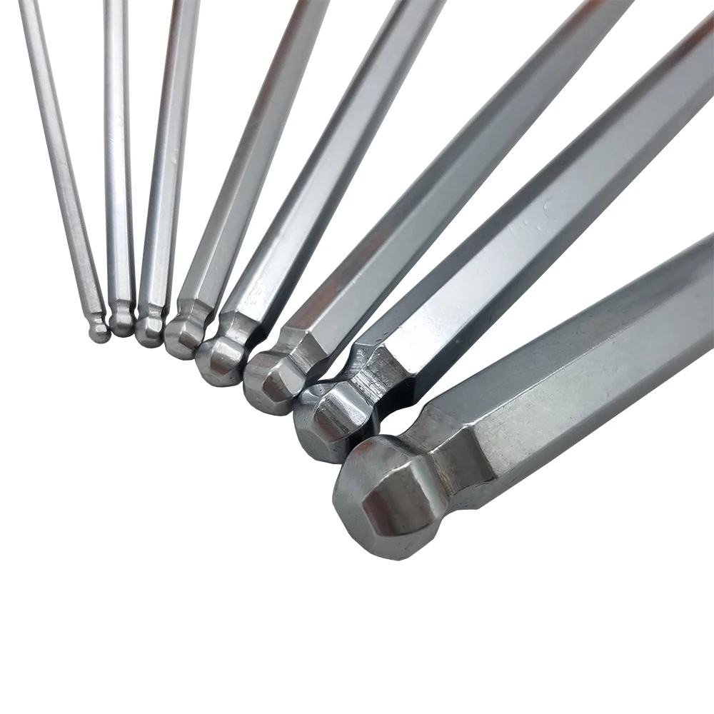 Набор шестигранных ключей 8 шт. Т-образная рукоятка Шариковая головка CRV |