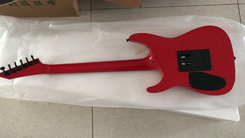 Custom shop MH-1000 красная электрогитара MH1000 модельная гитара 24 Лады для гитары с тремоло Floyd Rose(логотип на заказ