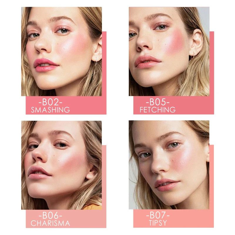 

Focallure Cheek Blush High Quality Face Blusher Bronzer Makeup Mineral Powder Blusher Palette Cosmetics