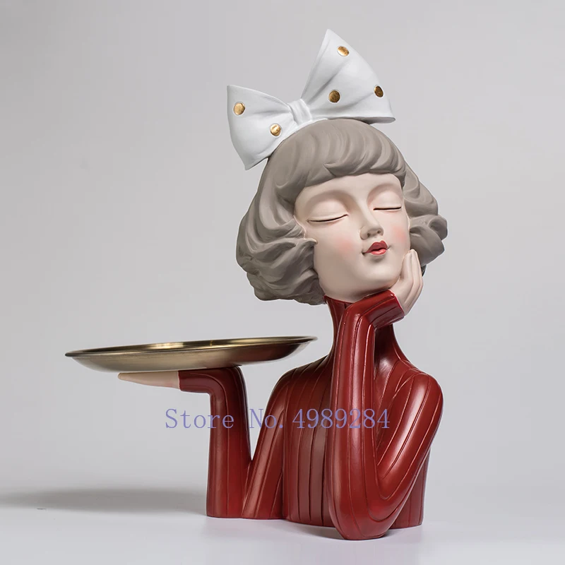 Креативная каучуковая подставка для посуды с бантом девочек настольное