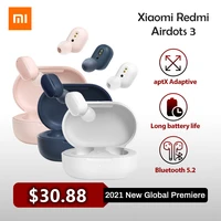 xiaomi redmi airdots 3 tws wireless earphone bluetooth 5 2 aptx adaptive xiaomi airdots 2 s air2 se handsfree mi earbuds basic 2