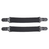 2pcs motorcycle bike stirrup pants clips leg boot elastic adjustable straps