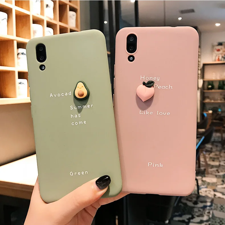 3D авокадо мягкий чехол для huawei Honor вид 10 9X 8C 8X 8A 7X 10i 20i P20 P30 Коврики 20 30 Pro Lite Y9 Prime P Smart плюс чехол