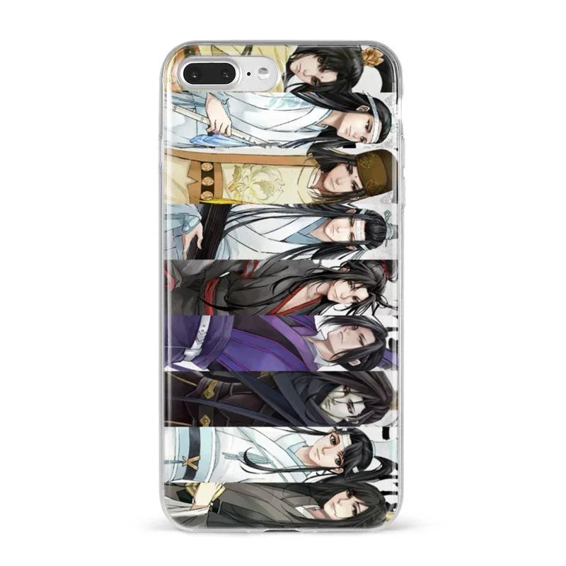 Защитный чехол Grandmaster Mo Dao Zu Shi MDZS аниме для iPhone 7 8 Plus xs max XR 11 12 13 Pro Mini прозрачный