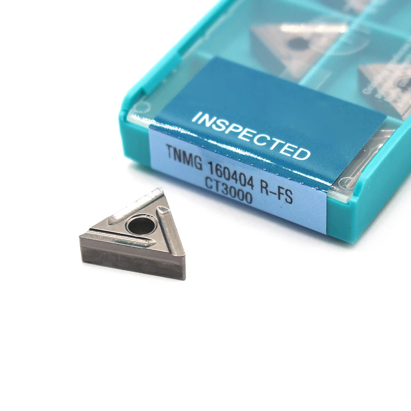 10 шт. TNMG160404 L/R VF CT3000 TNMG160408 R FS Cermet Grade карбидная вставка для токарного станка резак