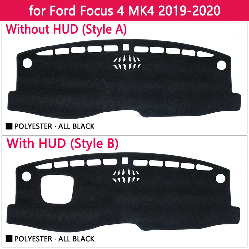 Для Ford Focus 4 2019 2020 Противоскользящий коврик для приборной панели солнцезащитный