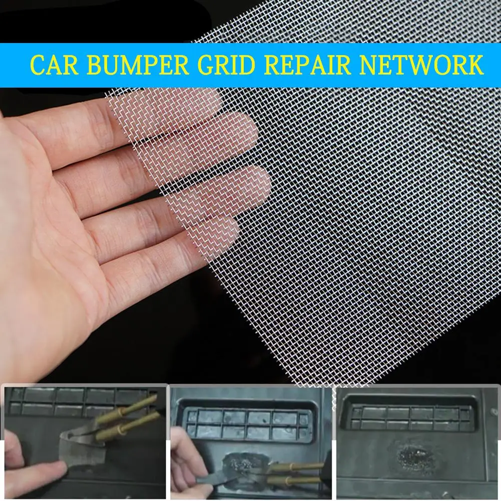 Car Bumper Stainless Steel Repair Net Crack Hole Repairing Mesh 25 * 12.5cm | Автомобили и мотоциклы