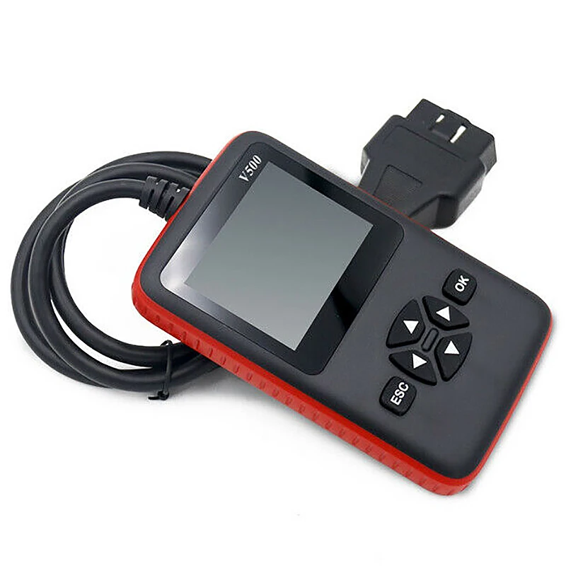 Для автомобиля и грузовика V500 OBD OBD2 сканер 2 в 1 автомобильный диагностический