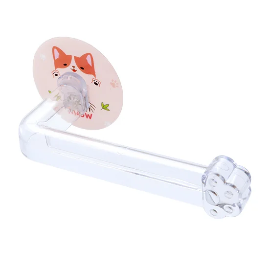 С рисунком в виде кошачьей лапки отверстие Бесплатная держатель рулона бумаги