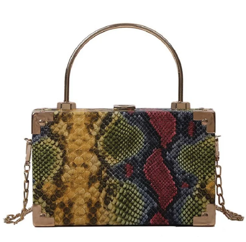 

Новое поступление 2021, женские сумки через плечо из искусственной кожи со змеиным рисунком, Высококачественная женская сумка в стиле ретро с...