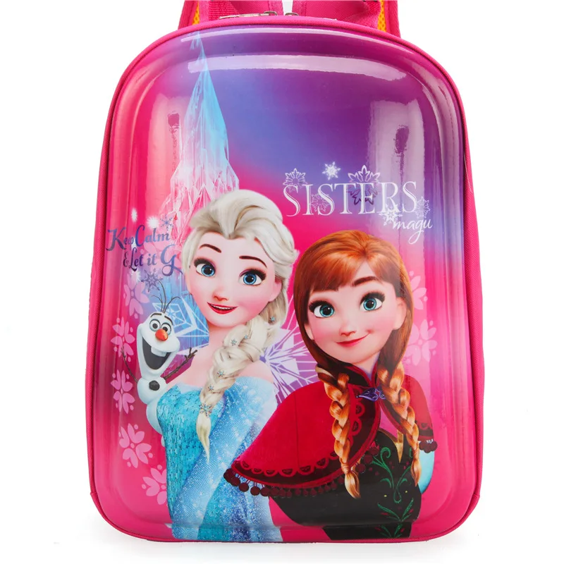 Disney Мультфильм Принцесса Замороженные Детская сумка для школы и детского сада мальчиков и девочек Милая Детская сумка оболочки София анимированный рюкзак - Цвет: 3