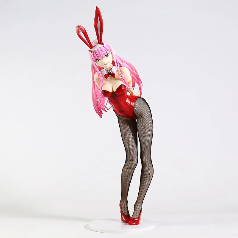 

Anime Darling in the FRANXX Zero Two Code 002 Bunny girl Sexy Girls PVC Action Figures Model Toys adult collection gifts