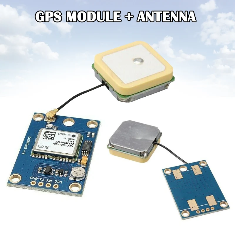 GY NEO6MV2 Контроллер полета gps модуль с супер сильной керамической антенной для Raspberry