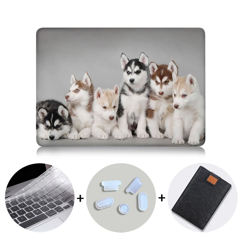 MB01 Чехол для ноутбука MTT, чехол для Macbook Air 11 13,3 Pro 13 15 retina, чехол с милой собакой для Apple Mac, чехол для книги, 12 дюймов, сумка для ноутбука - Цвет: MB01