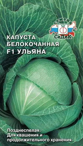 Капуста б/к Ульяна 0 1гр/10/100 (цена за один пакет)|Семена| |